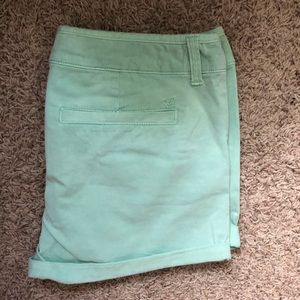 Mint shorts